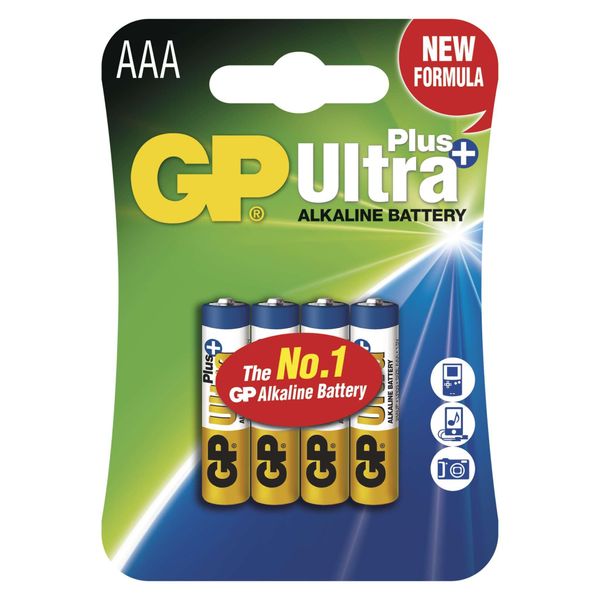 Gp Batteries Ultra Plus Alkaline Aaa Batteria Monouso Mini Stilo Aaa Alcalino-image