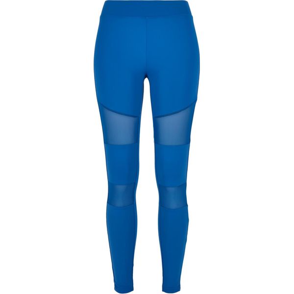 DáMské Leginy Urban Classics Ladies Tech Mesh Leggings Blu Sportivo - S-image