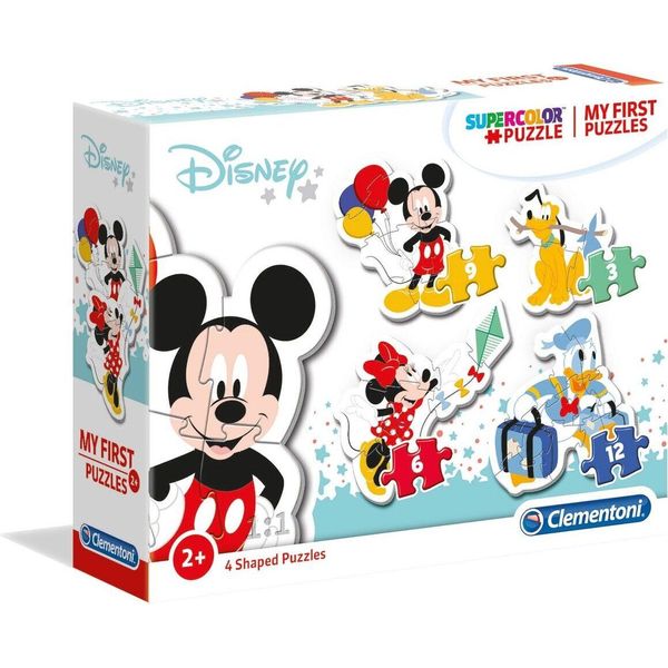 Clementoni - Disney Mickey Puzzle Dla NajmłOdszych 3-6-9-12 ElementóW-image