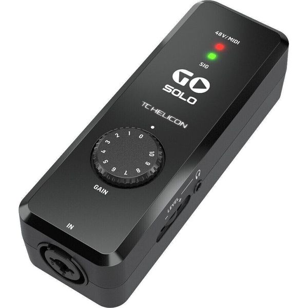 Tc Helicon Go Solo Interfejs Audio/Midi Do UrząDzeń Mobilnych-image
