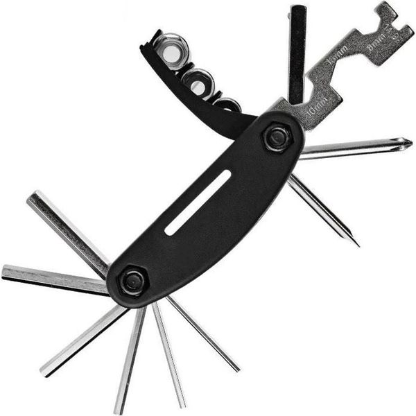 Rockbros Gj1601 16W1 Strumento Multifunzione Per La Riparazione Di Biciclette - Nero-image