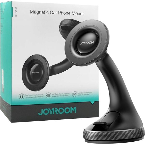 Joyroom Jr-Zs406 Supporto Magnetico Per Auto Per Parabrezza/Abitacolo - Nero-image