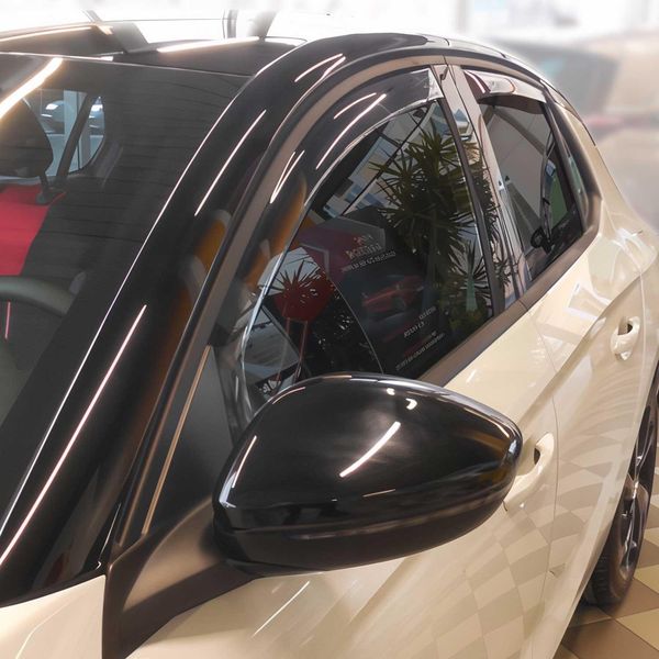 Paravento Parapioggia Per Opel Corsa F 2019-2025 Acrilico Scuro 4 Pz-image
