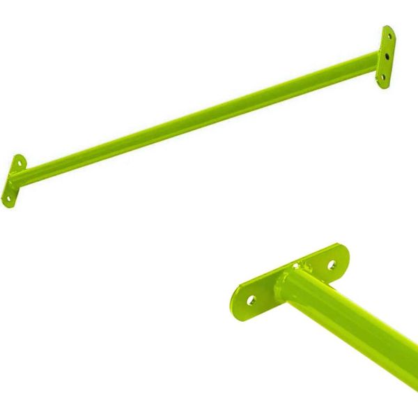 Barra Metallica Per Parco Giochi Da Giardino 125 Cm - Verde Chiaro, Barra Orizzontale, Barra Per Ginnastica, Barra Per Esercizi-image