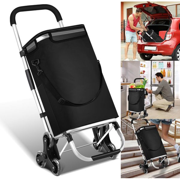 Carrello Spesa Bettizia, 6 Ruote, Con Scomparto Refrigerante E Ruote Montascale, Shopper Pieghevole-image