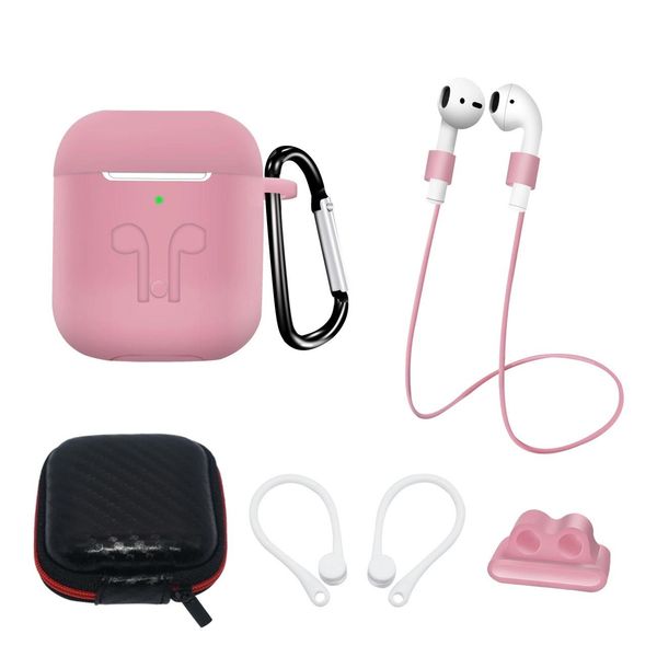 Custodia In Silicone Per Airpods 2 / Airpods 1 - Rosa-image
