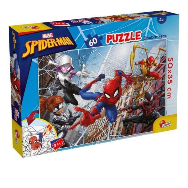 Puzzle Da Pavimento Bifacciale 60El Marvel Spiderman Lisciani 99689-image