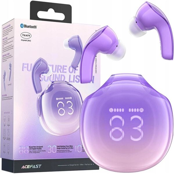 Acefast T9 Cuffie Senza Fili Bluetooth 5.3 In-Ear - Viola-image