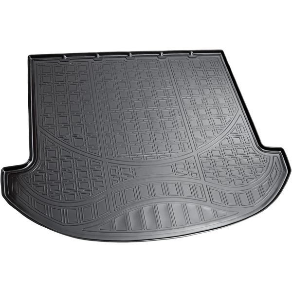 Rivestimento Del Bagagliaio Per Hyundai Santa Fe Iii, Dm, 7 Posti | 2012-2018 | Con Bordo-image