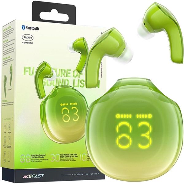 Acefast T9 Cuffie Senza Fili Bluetooth 5.3 In-Ear - Verde-image