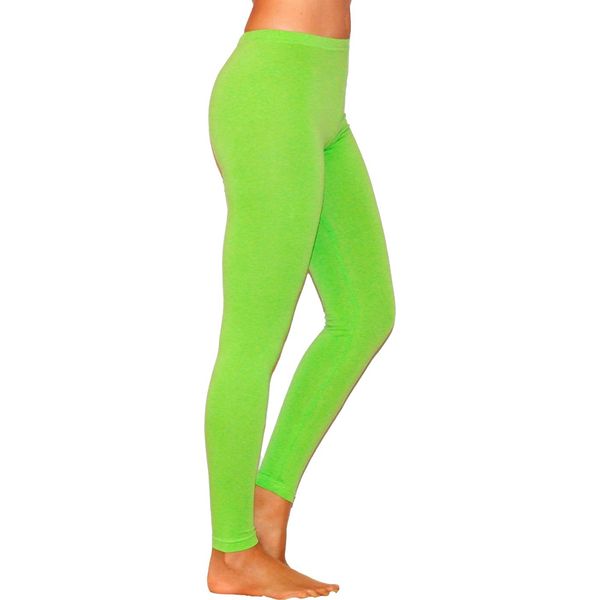 Leggings Lunghi Da Donna Leggings Lunghi In Cotone RöRe Biancheria Intima Da Uomo Verde Chiaro M-image