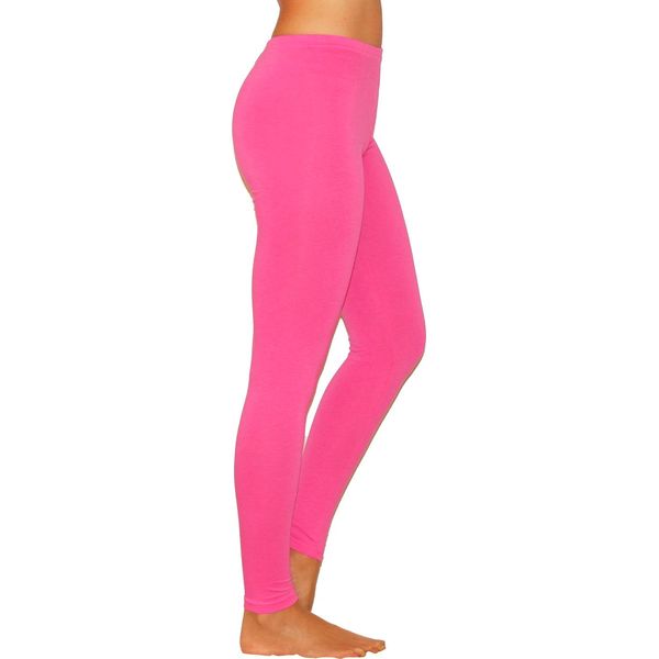 Leggings Lunghi Da Donna Leggings Lunghi In Cotone RöRe Biancheria Intima Da Uomo Rosa L-image