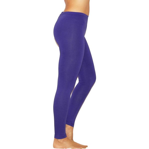 Leggings Lunghi Da Donna Leggings Lunghi In Cotone RöRe Intimo Uomo Violet Xxl-image