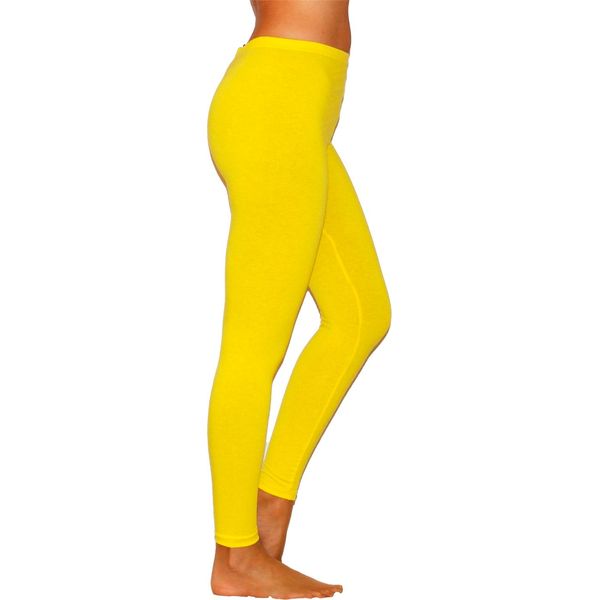 Leggings Lunghi Da Donna Leggings Lunghi In Cotone Pantaloni RöRe Biancheria Intima Da Uomo Giallo Xl-image