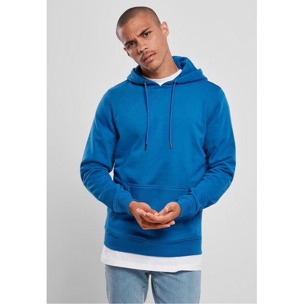 Urban Classics TB3488 | Felpa Con Cappuccio Basic Terry Uomo - Colore: Blu Sportivo - Taglia: Xl-image