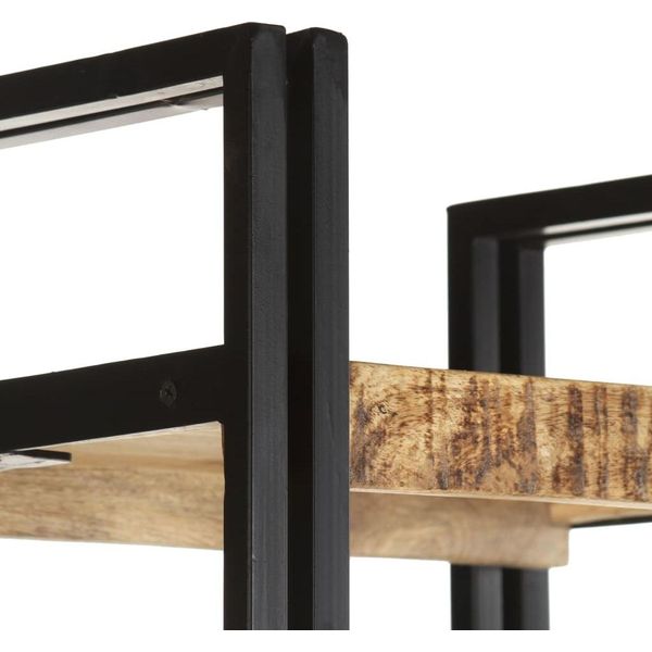 Syfax™ Libreria A 5 Ripiani 40X30X180 Cm In Legno Massello Di Mango-image