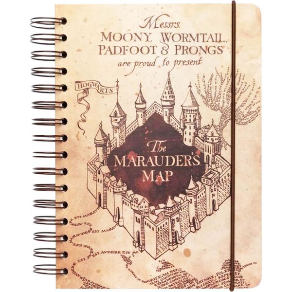 Harry Potter La Mappa Dei Marauders Quaderno A5-image