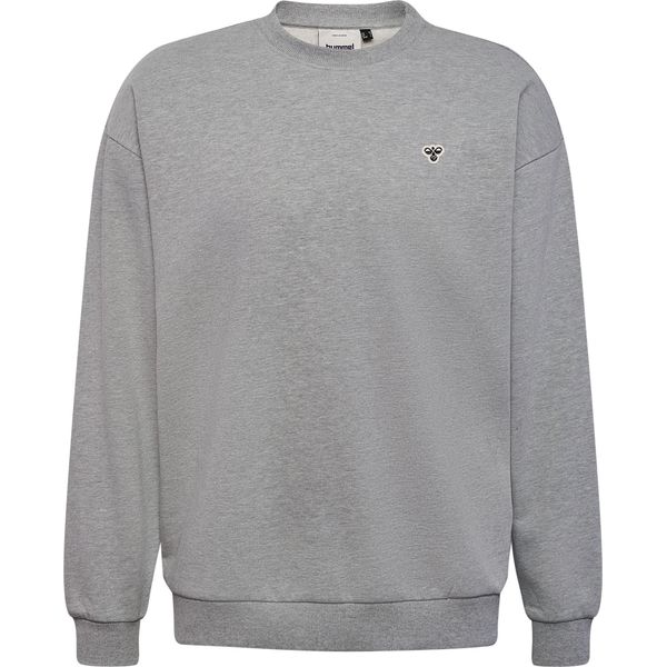 Hummel Hmlloose Girocollo - Grigio Melange, GrößE:S-image