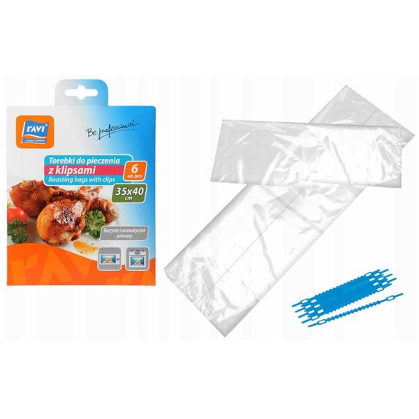 Sacchetti Da Forno Con Clip 6 Cuciture 35X40Cm-image
