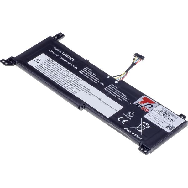 Batteria T6 Power Per Lenovo V17 G2-ITL, Li-Poly, 7,68 V, 4947 Mah (38 Wh), Nero-image