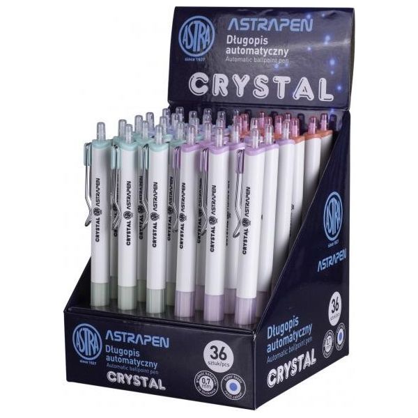 Astra Crystal, Biros 0,7 Mm, Blu, Supporto, Miscela Di Colori, 201120004-image