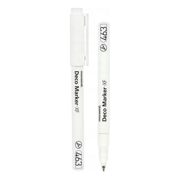 Marcatore Acrilico Monami Deco Marker 463. Bianco, 0,7 Mm-image