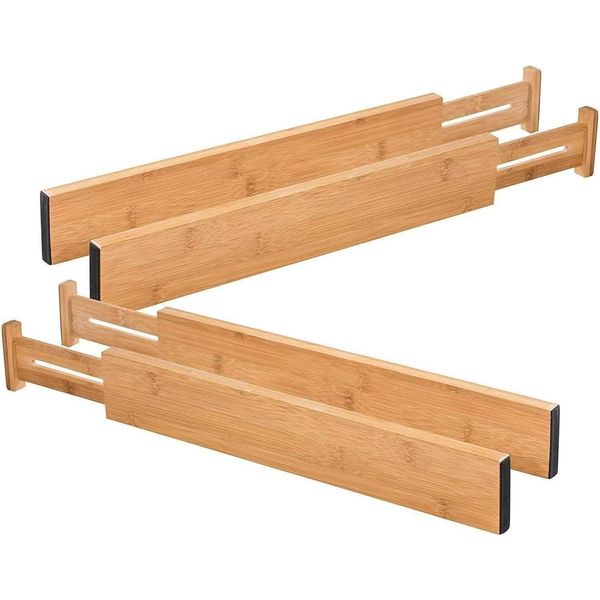 Organizzatore Per Cassetti In Bambù 4 Pezzi GA02-image
