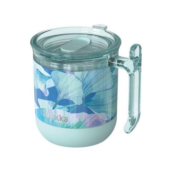 Quokka Wave Smartgrip, Tazza Termica In Acciaio Inox Foglie Di Ginkgo, 260 Ml, 40270-image