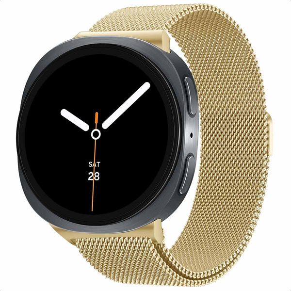 Cinturino Magnetico Milanese Imoshion Per Samsung Galaxy Watch 8 (40/44 Mm) / Classic (46 Mm) - Oro-image