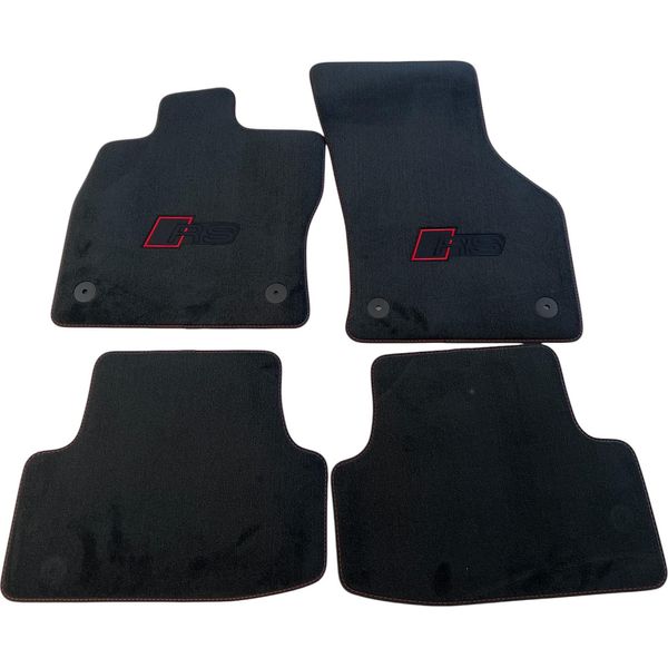 4X Nuovo Originale Rs Velours Tappetini In Tessuto Tappetini Audi A3 Sportback 8Y 8V RS3 2013 - 8Y1863011D-image