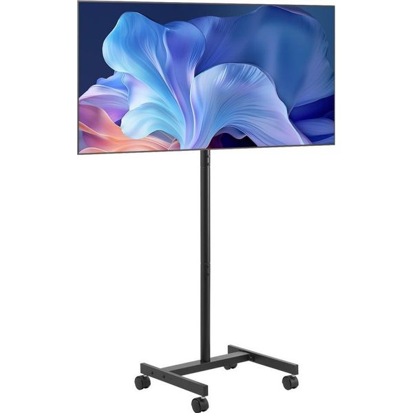 Supporto Tv Mobile Su Ruote Per Schermi Da 431,8-1397 Mm - Supporto Tv Su Ruote - Supporto Per Televisori A Grande Schermo-image