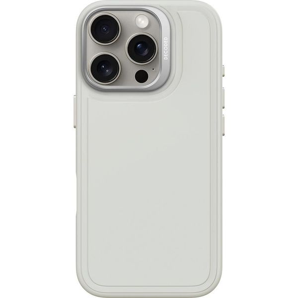 Etui Decoded Antimicrobial Silicone Stacks Backcover Z Magsafe Do Iphone 16 Pro - Szare-image