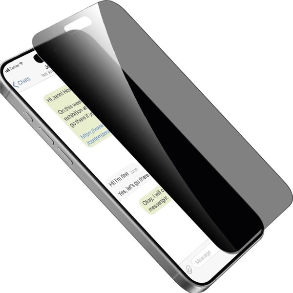 Vetro Temperato Puro Privacy Per Iphone 16 Pro Max / Iphone 15 Pro Max-image