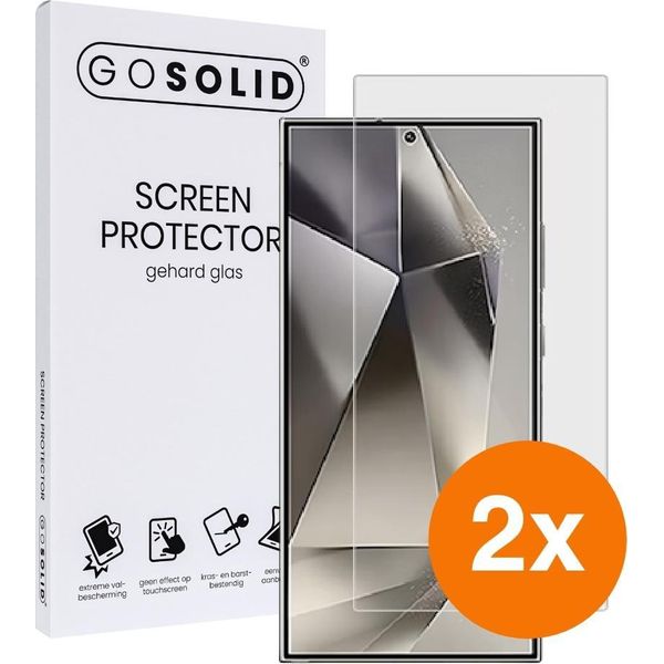 Solidale! Samsung Galaxy S25 Ultra Protezione Dello Schermo Gehard Glas - Duopack-image