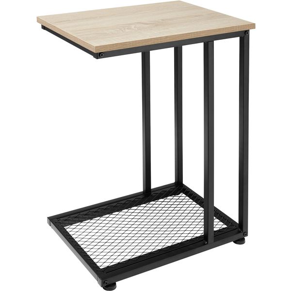 Tectake® Beistelltisch, Industrial Style, In Praktischer C-Form, 48 X 35 X 66 Cm-image