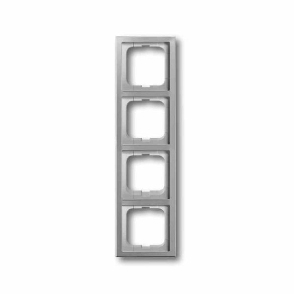 Busch-Jaeger 1724-866K Wandplatte/Schalterabdeckung Edelstahl (2CKA001754A4320)-image