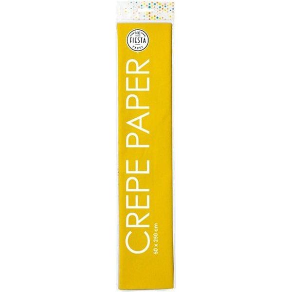 Carta Crespa Globos Gialla, 50X250 Cm-image