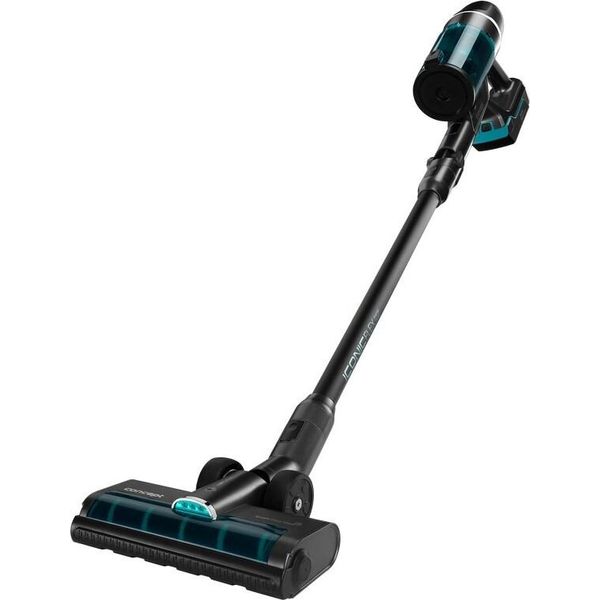 Concept VP6130 Aspirapolvere A Bastone/ Scopa Elettrica 2 In 1 Aspirapolvere A Bastone Batteria Dry Hepa Bagless 480 W Nero Blu 2,5 Ah-image