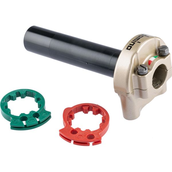 Domino Raccordo Manopola Acceleratore "XM2"" Street Racing XM2 Mot Oro, Senza Gri"-image