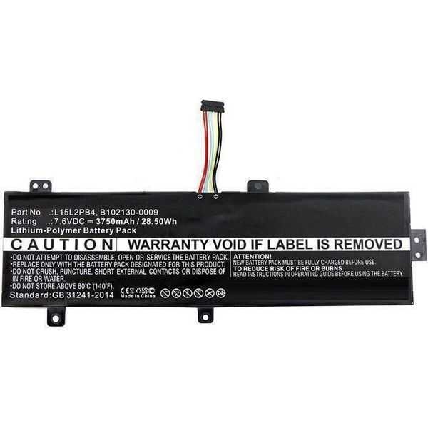 Coreparts Laptop Battery 27.36Wh Li-Pol 7.6V 3600Mah Black - Batterie - 3.600 Mah (5B10K87722-CP)-image