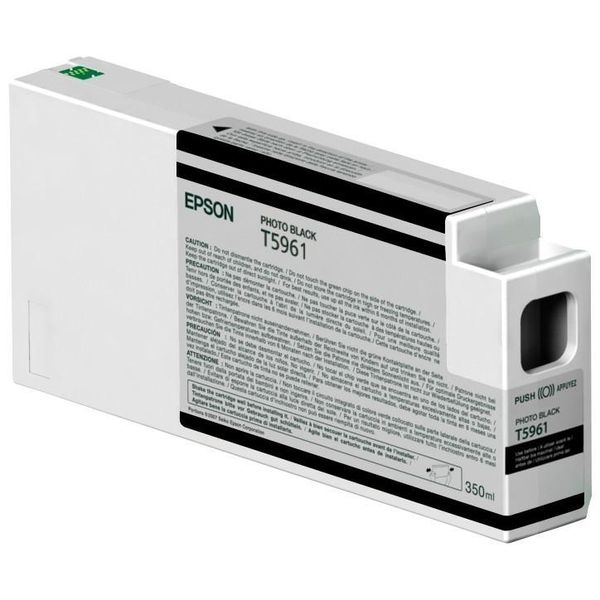 Original Epson Stylus Pro 9900 Spectroproofer (C13T596100 / T5961) Druckerpatrone Photo Schwarz-image