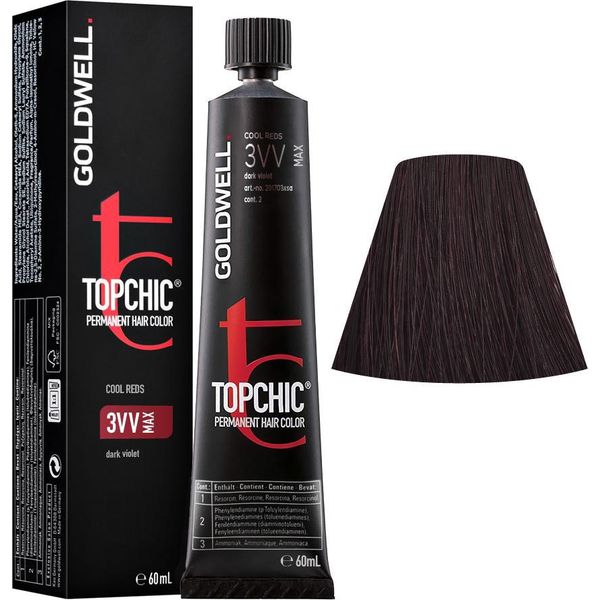 Goldwell Topchic Tube C3VV Max Dark Violet 60Ml - Colore Permanente In Tubo-image