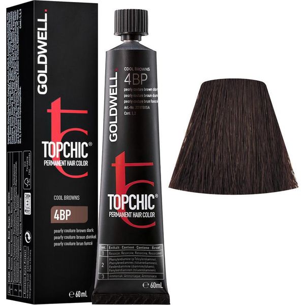 Goldwell Topchic Tube C4BP Pearl Brown Dark 60Ml - Colore Permanente In Tubo-image
