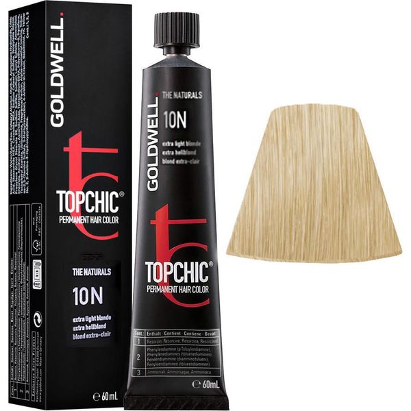 Goldwell Topchic Tube 10N Extra Light Blonde 60Ml - Colore Permanente In Tubo-image