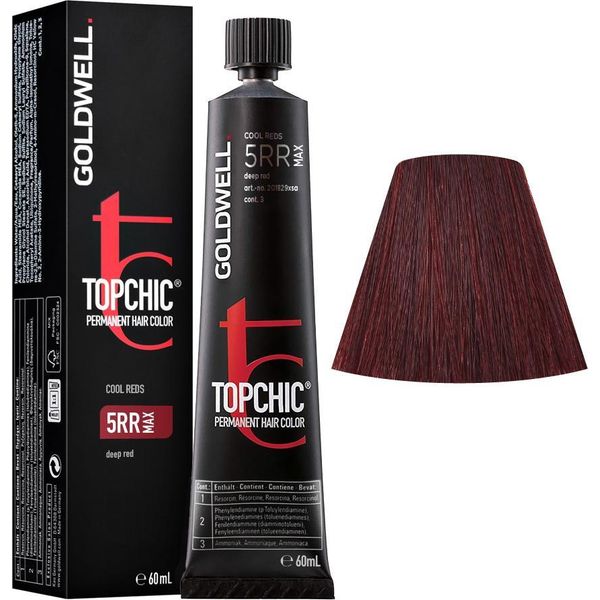 Goldwell Topchic Tube 5RR Max Deep Red 60Ml - Colore Permanente In Tubo-image