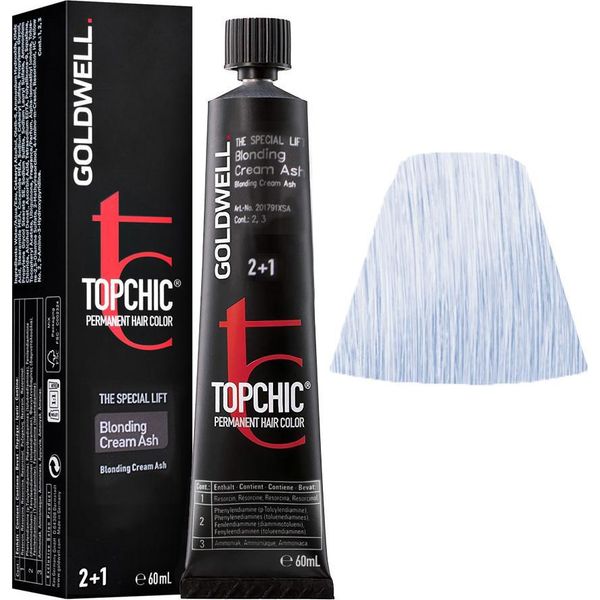 Goldwell Topchic Blonde Cream Ash 60Ml - Colore Permanente In Tubo-image