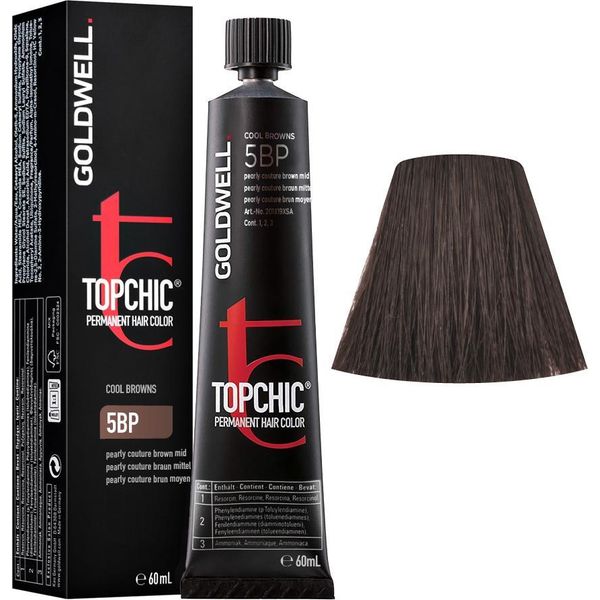 Goldwell Topchic Tube C5BP Pearl Brown Medium 60Ml - Colore Permanente In Tubo-image