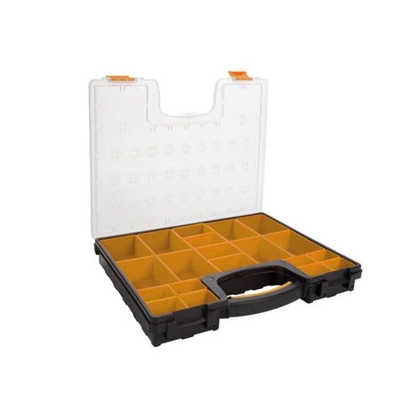 Scatola Portaoggetti In Plastica Con Contenitori Rimovibili - 420 X 335 X 65 Mm - 9,1 L-image