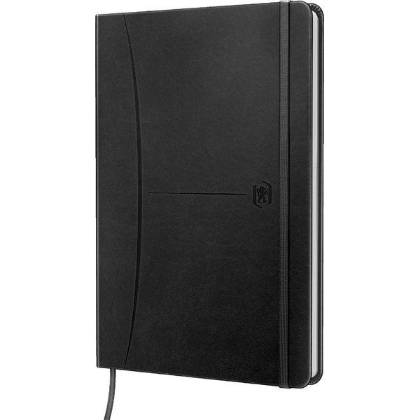Oxford 400154942 Quaderno Oxford Signature, Din A5, A Scacchi, Nero-image