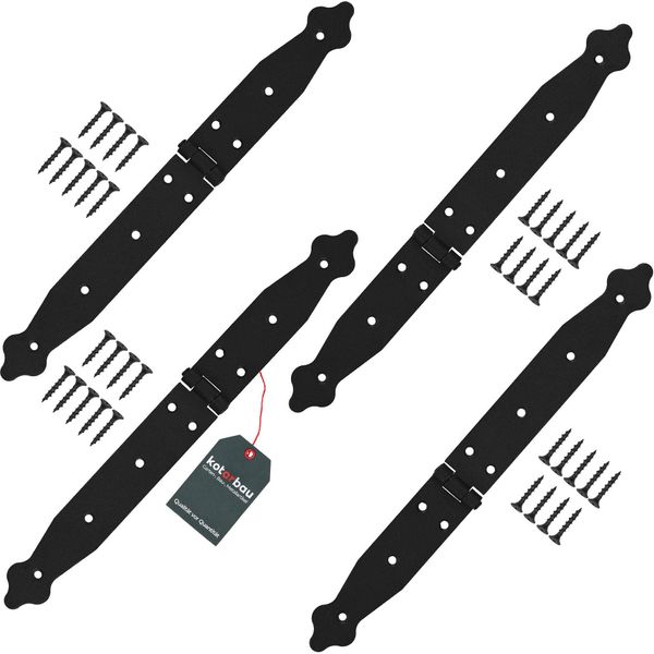 Kotarbau® Cerniera Per Persiana Cerniere Per Porte 150 X 200 X 35 Mm In Acciaio Verniciato A Polvere Cerniera Per Porte Cerniera Nera Cerniere Per Finestre A Libro Cerniera Per Porte In Legno Cerniera Per Cancelli Da Giardino Cerniera Per Casse Ferma Cancelli-image